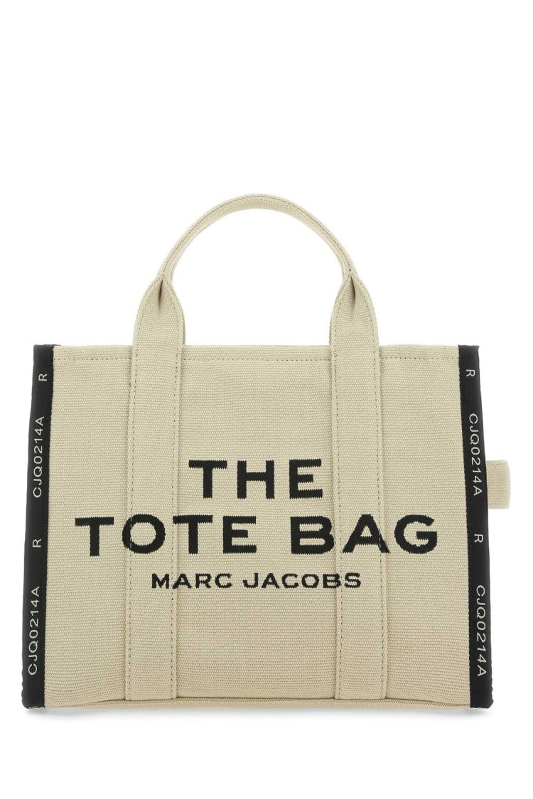 Marc Jacobs Beige Canvas The Tote Shopping Bag