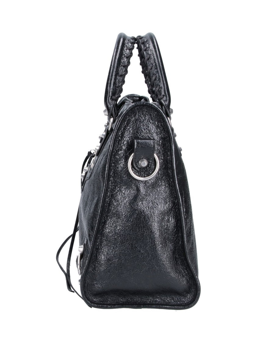 Balenciaga Black Medium Le City Lamb Bag