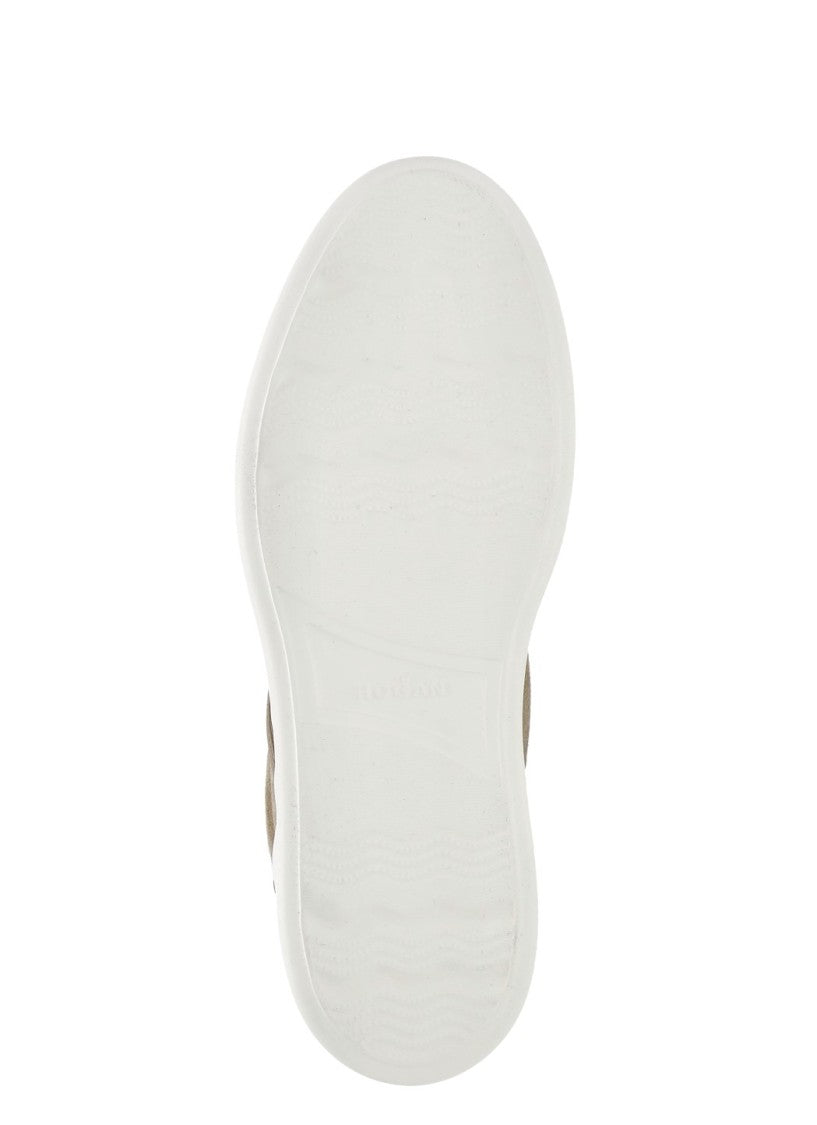 Hogan Brown H580 Suede Sneakers