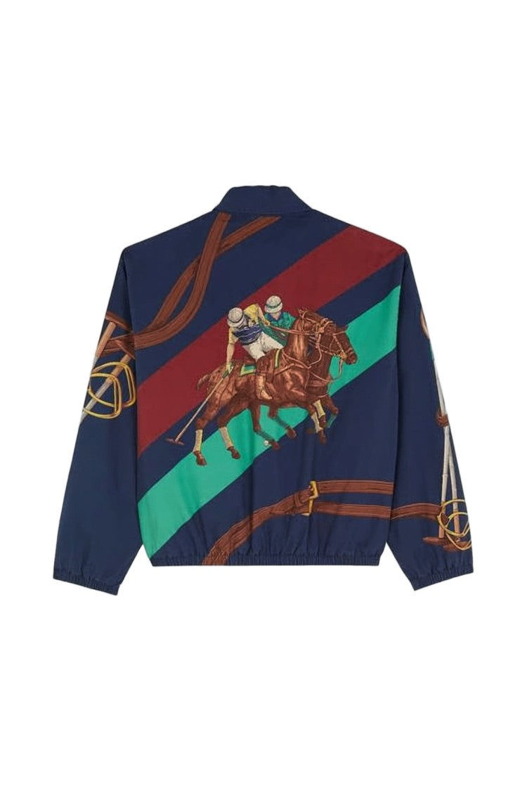 Polo Ralph Lauren Cropped Jacket With Equestrian Theme