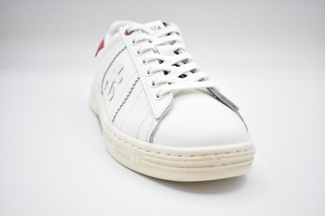 Premiata Leather Sneakers With Contrasting Detail