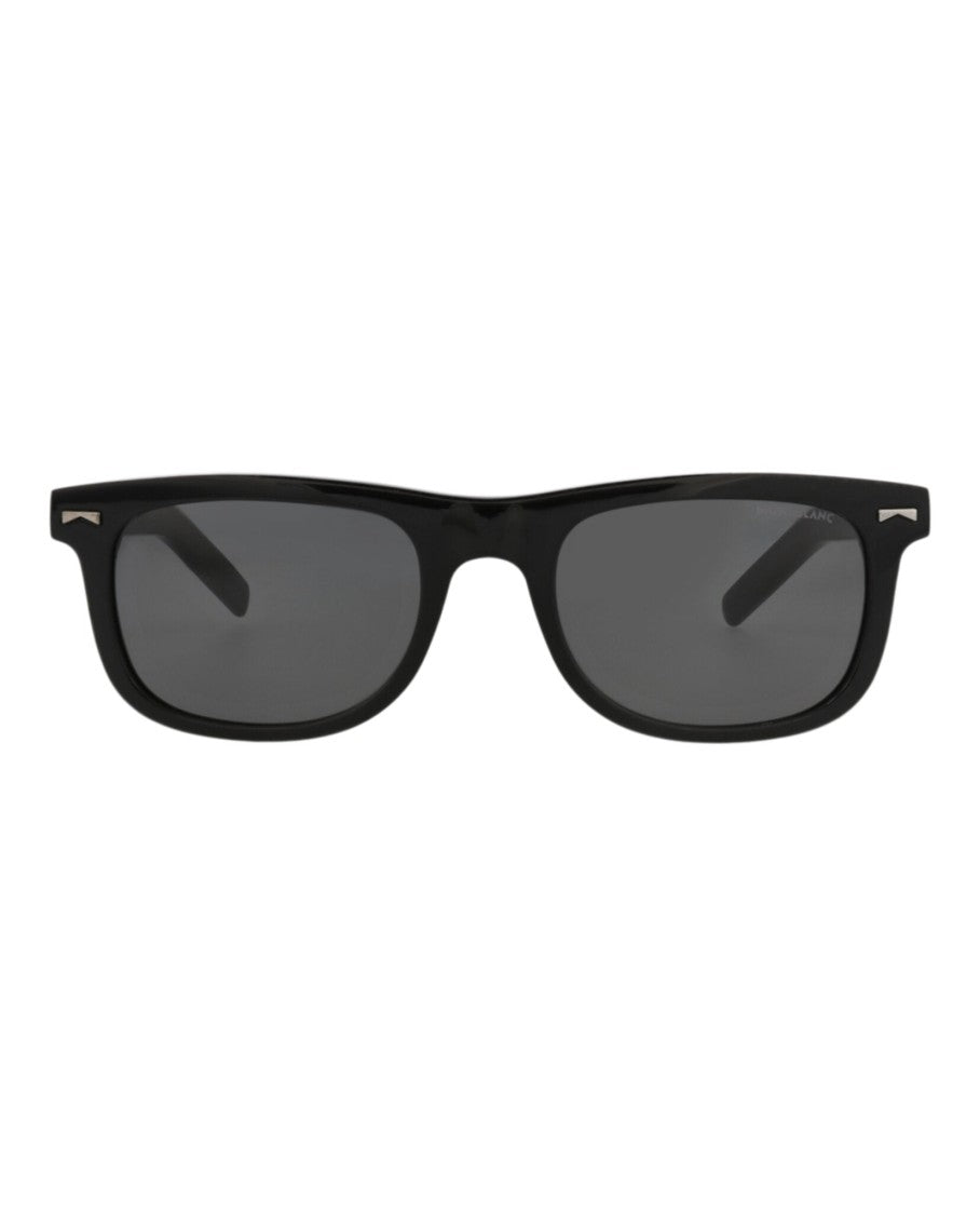 Montblanc Square-Frame Recycled Acetate Sunglasses