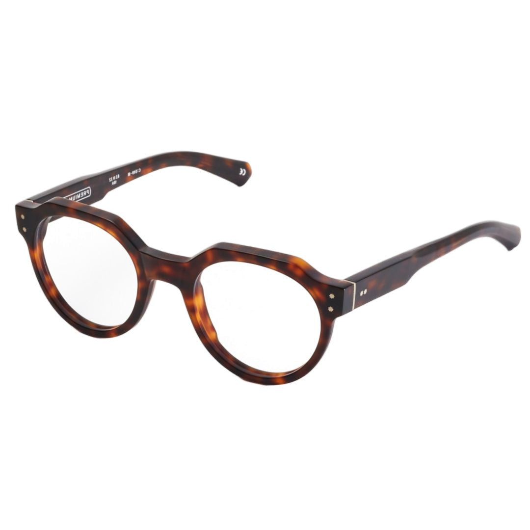 Kador Premium 14 Bold Round Frame Sunglasses With Angular Bridge