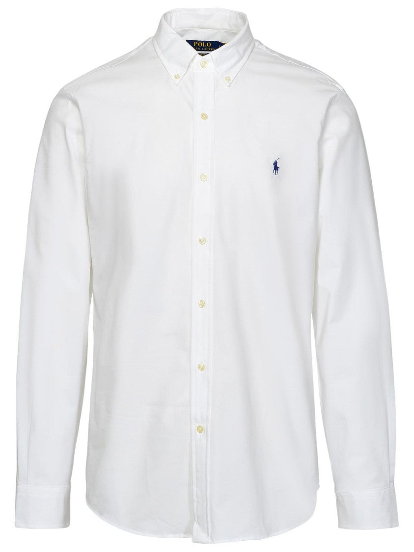 Polo Ralph Lauren White Stretch Cotton Shirt
