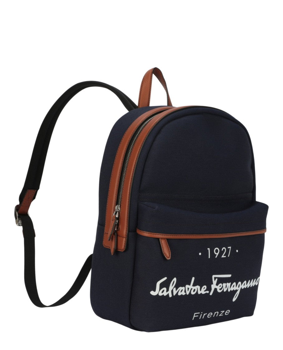 Ferragamo Logo Signature Backpack