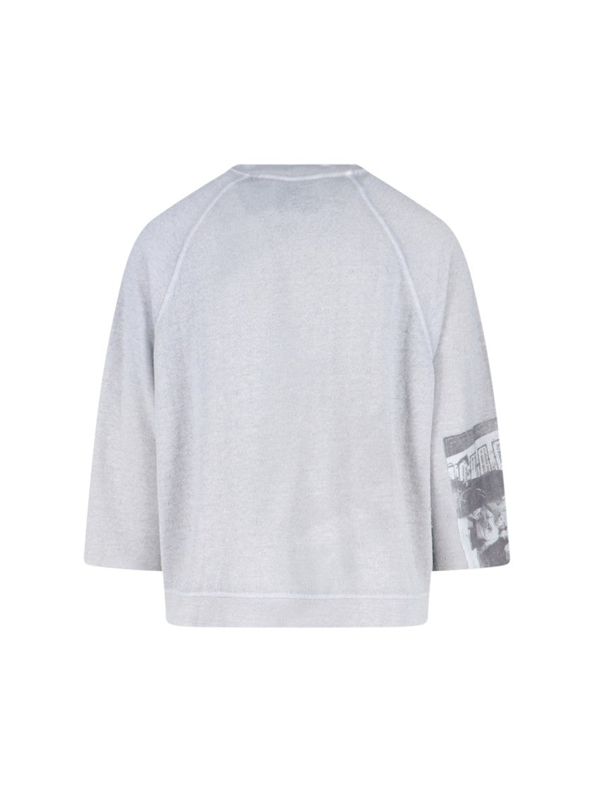 Paly "Love Needs Care" Sweater – White