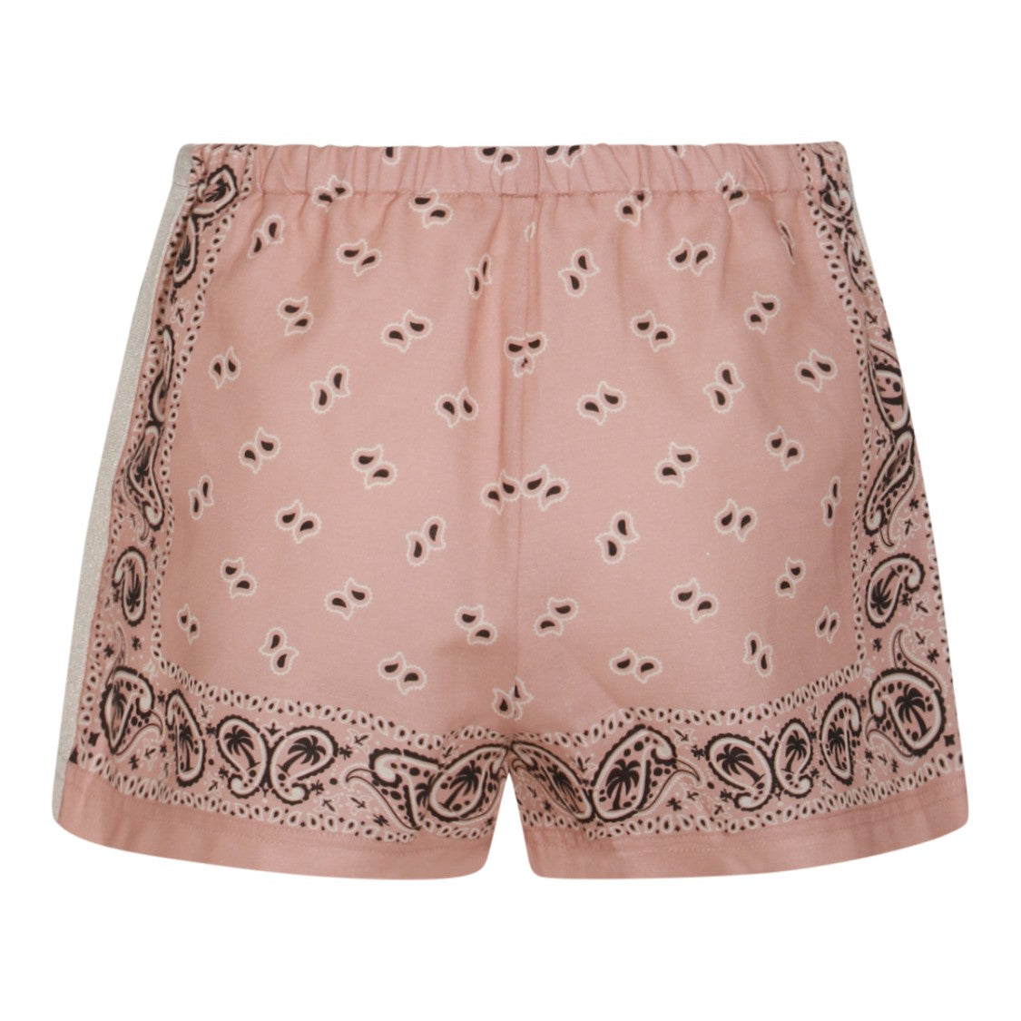 Palm Angels Pink Linen Regular Vestibility Shorts