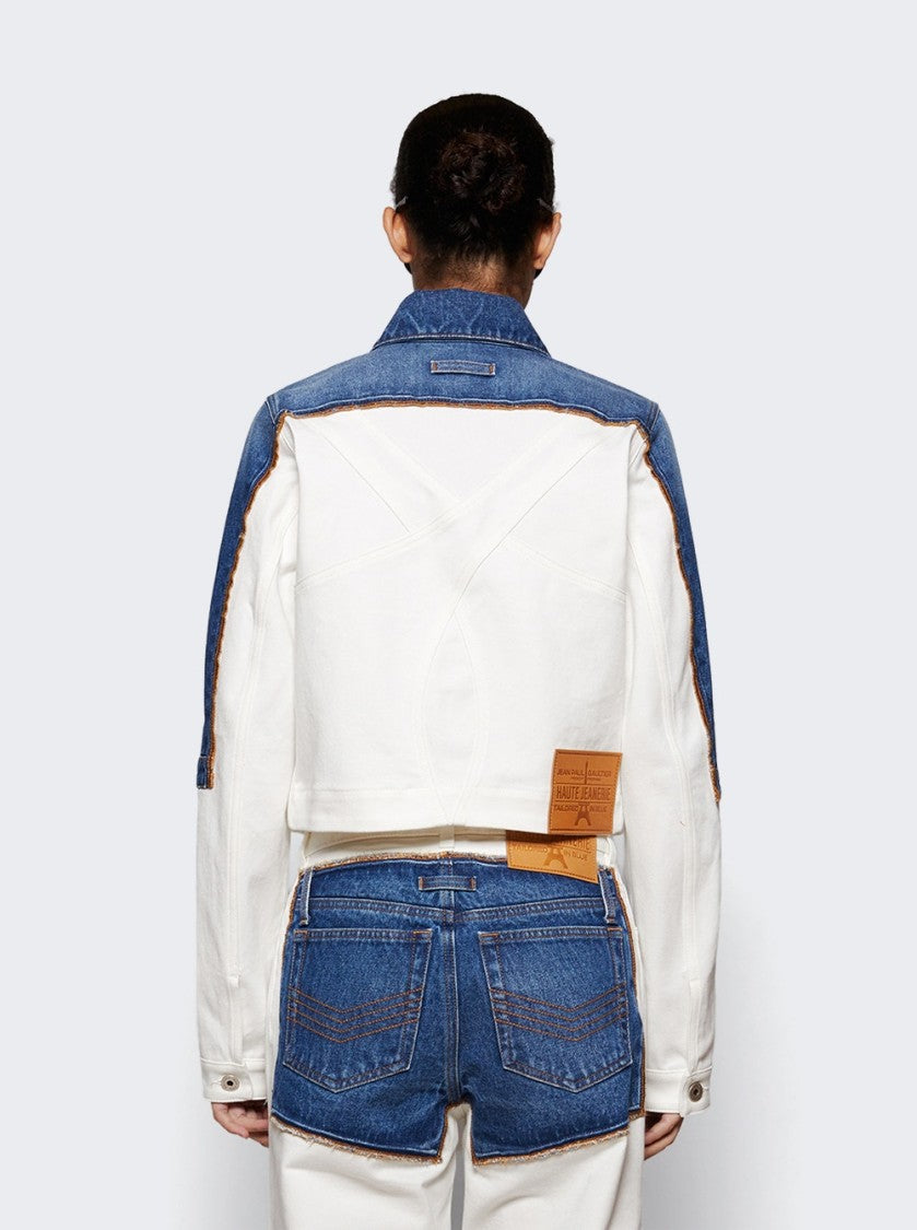 Jean Paul Gaultier The Petit Grand Denim Jacket Ecru