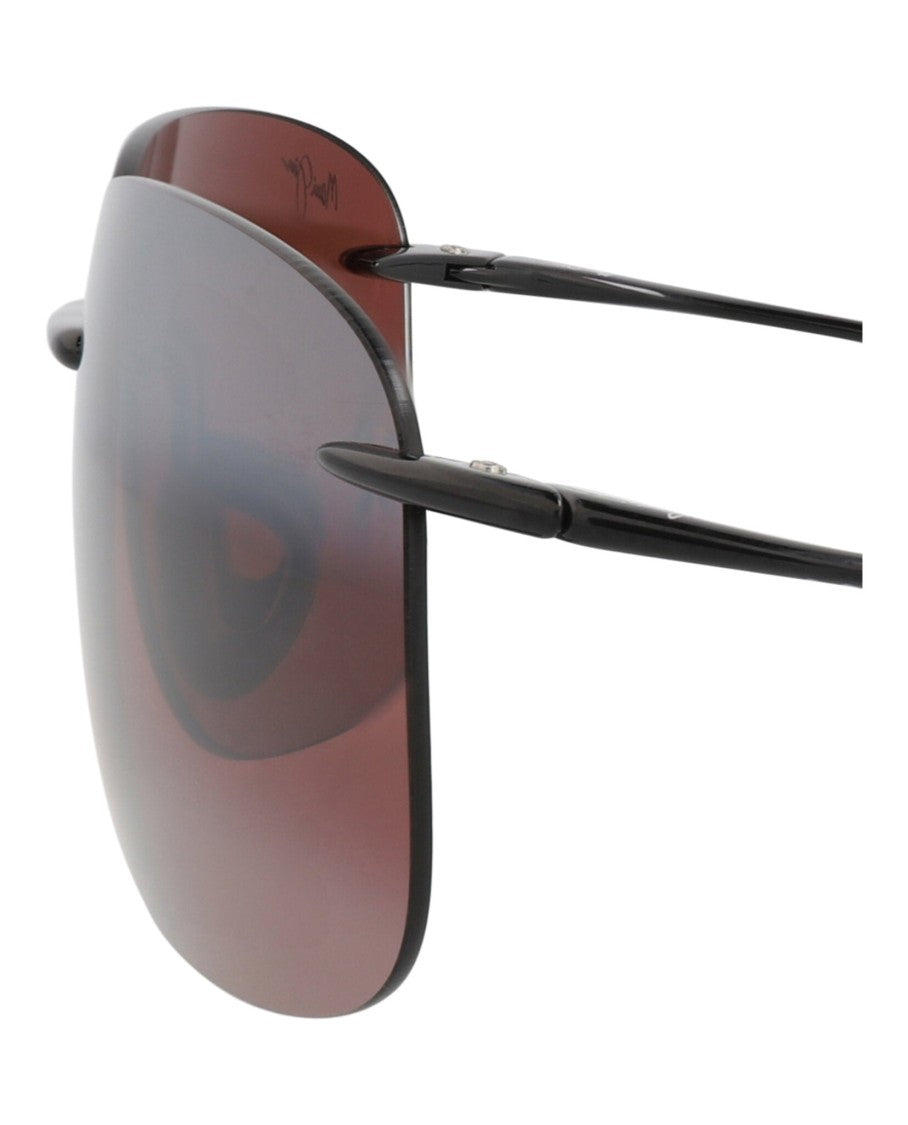 Maui Jim Shield-Frame Injection Sunglasses
