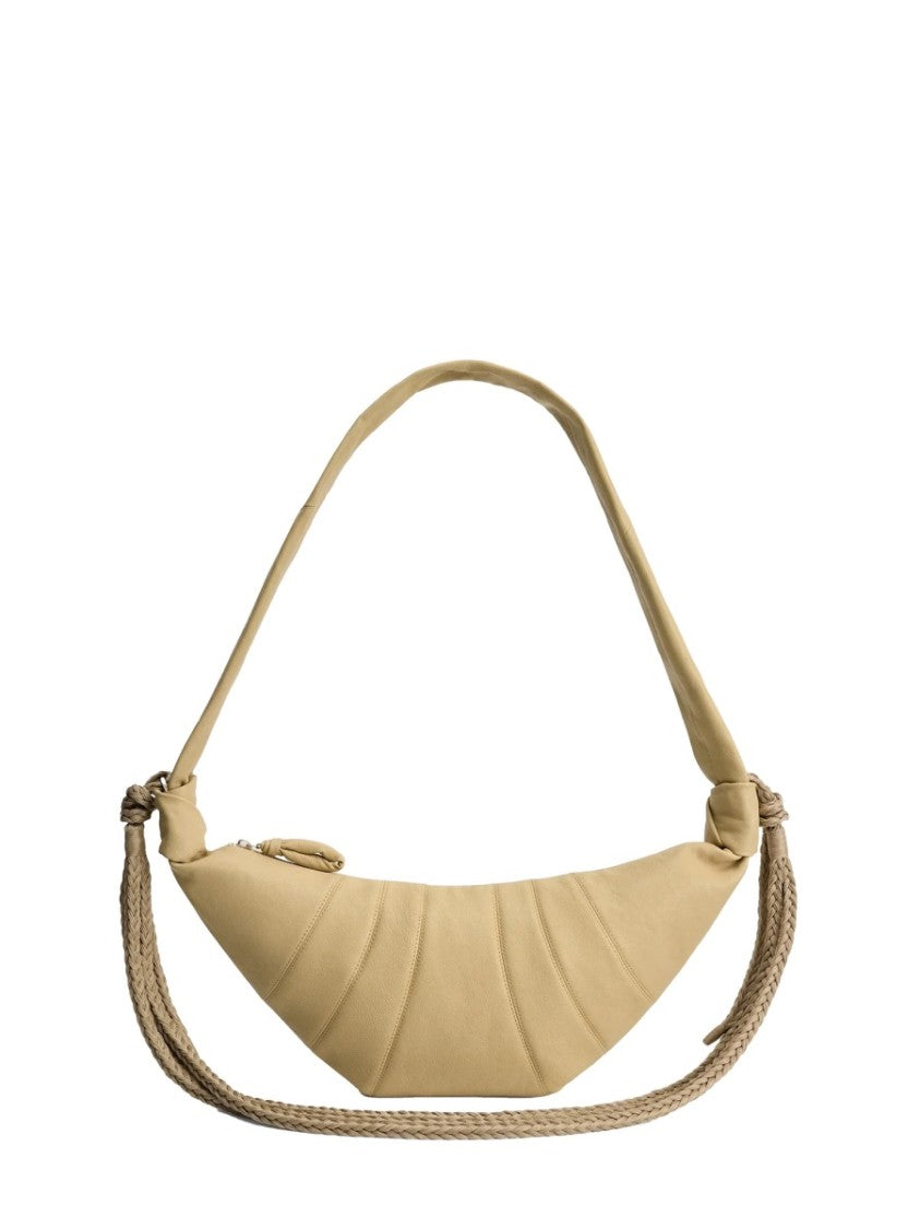 Lemaire Brown Buffalo Leather Crescent Shoulder Bag