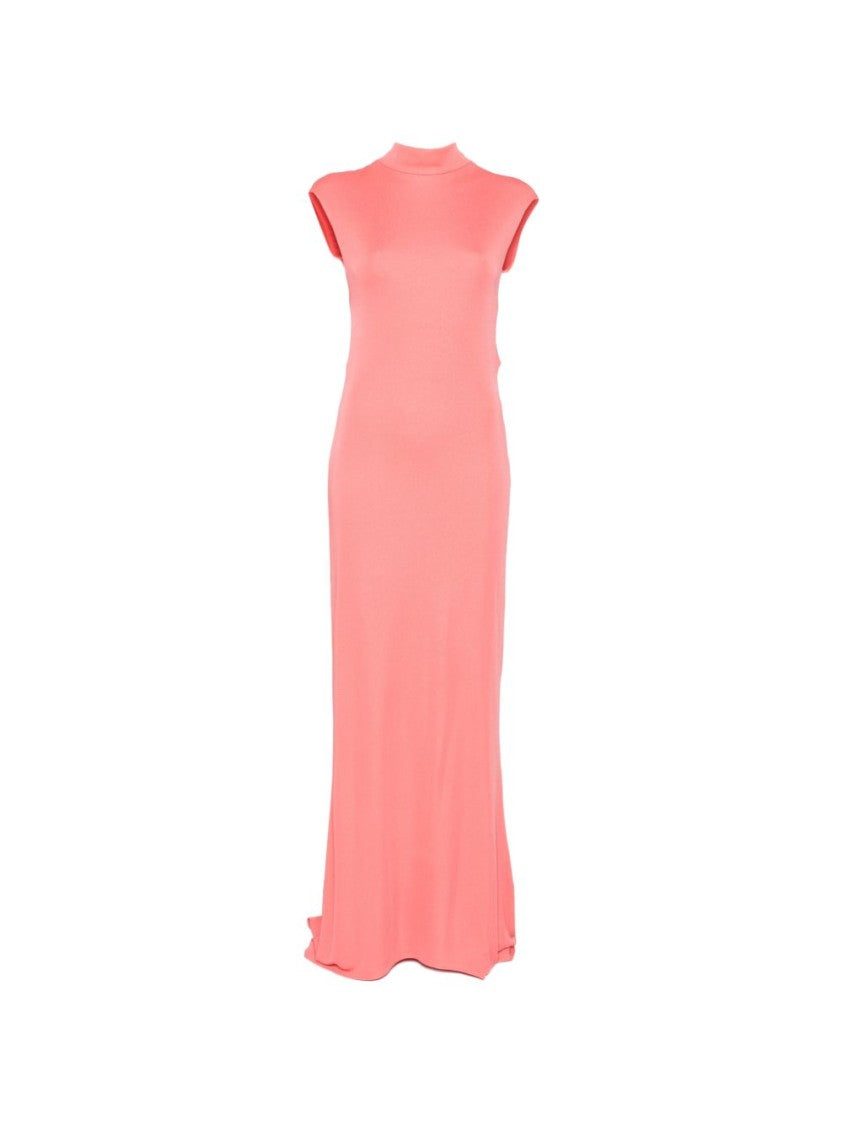 Tom Ford Asymmetric High-Low Train Dress