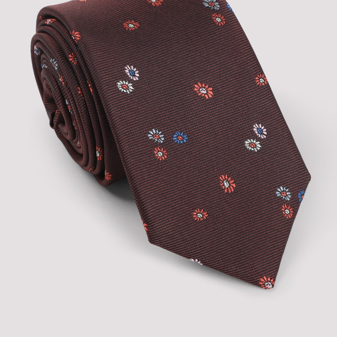 Paul Smith Red Floral Silk Tie
