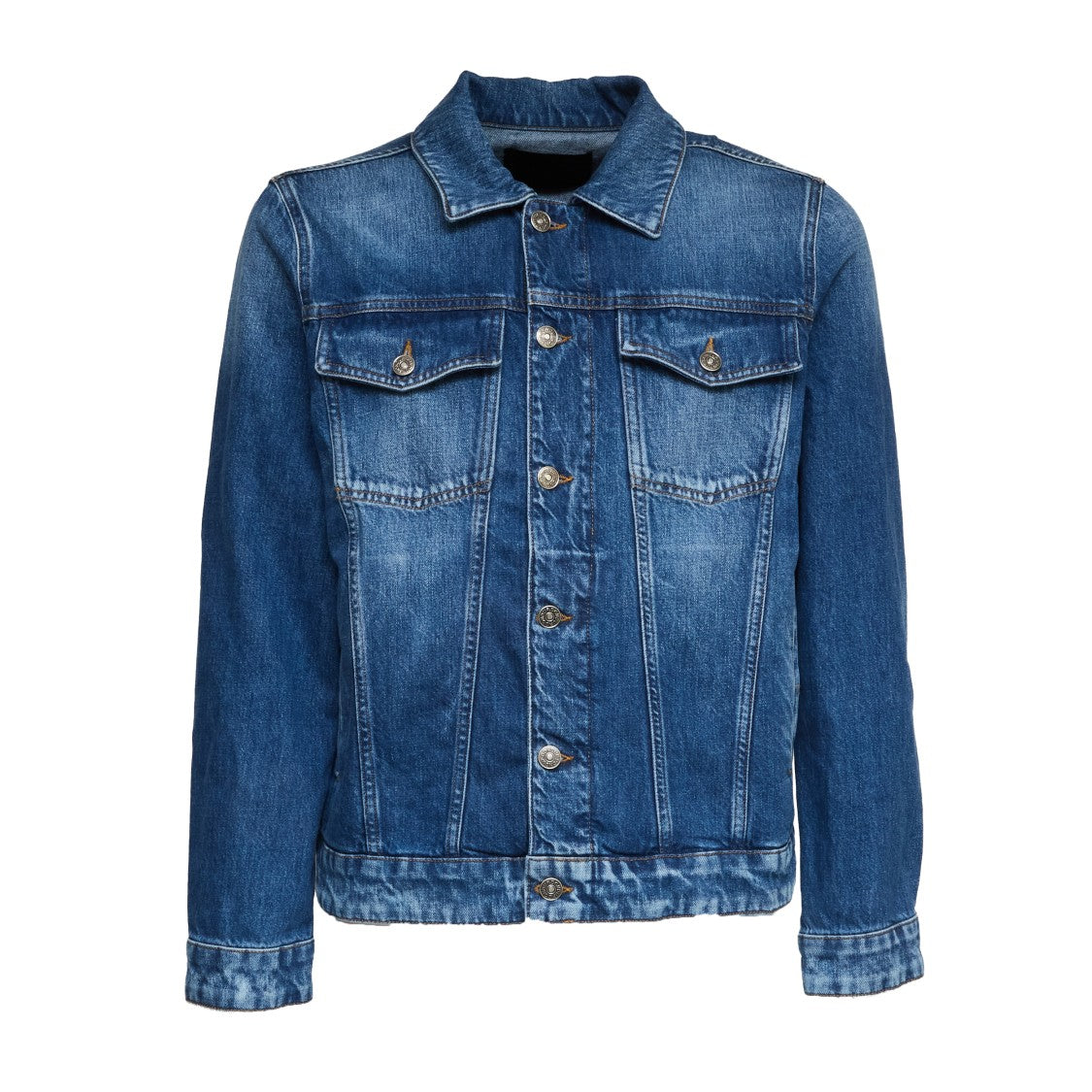 Dondup Cross 12.50 Oz Trucker Denim Jacket