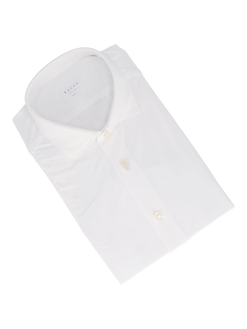 Xacus Fitted White Dress Shirt