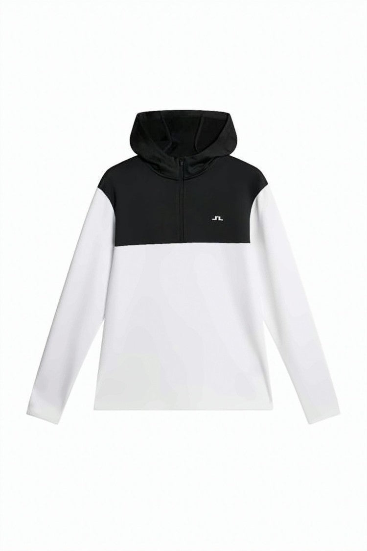 J Lindeberg Two-Tone Hooded Activewear Top