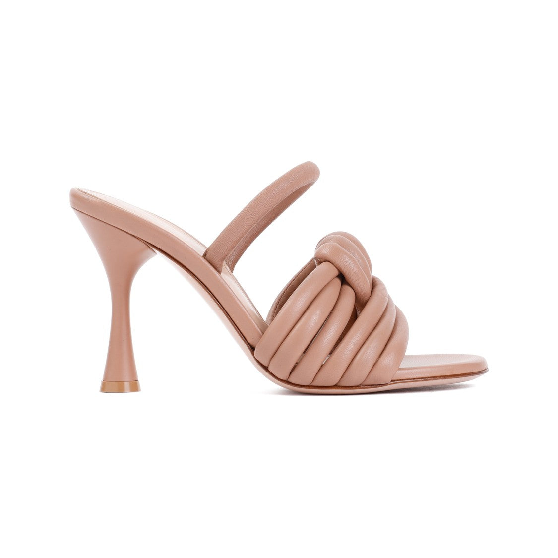 Gianvito Rossi Praline Brown Nappa Leather Sandal
