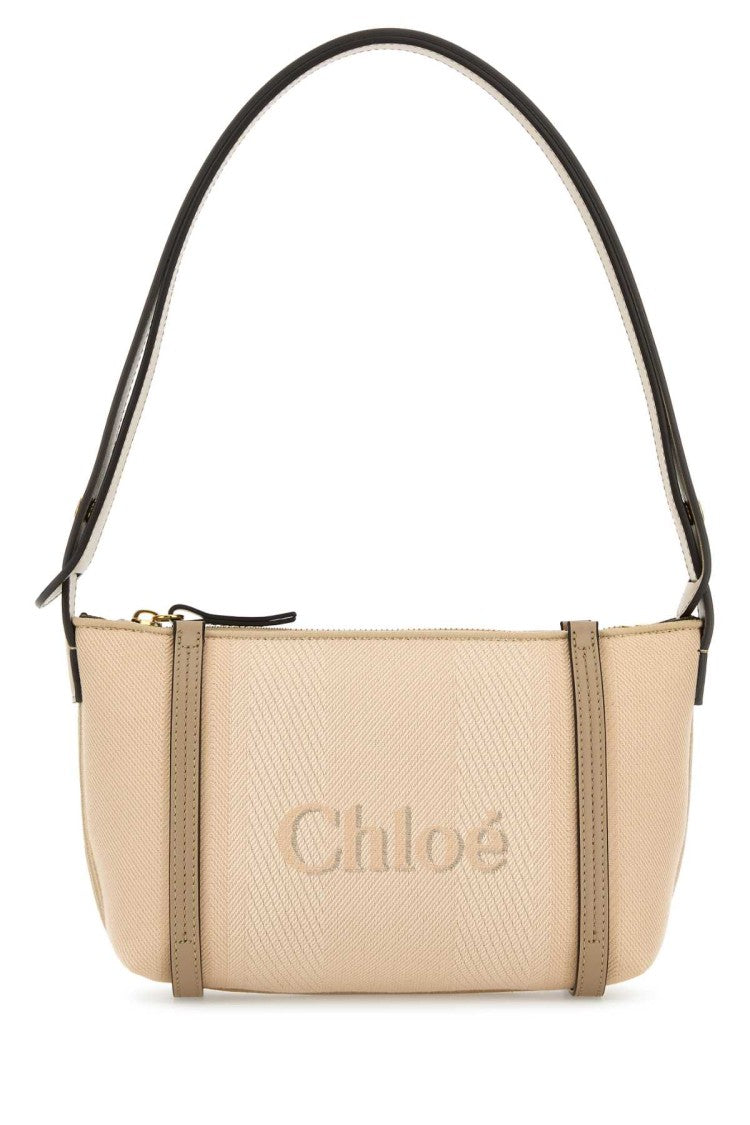 Chloé Sand Canvas Carry Shoulder Bag