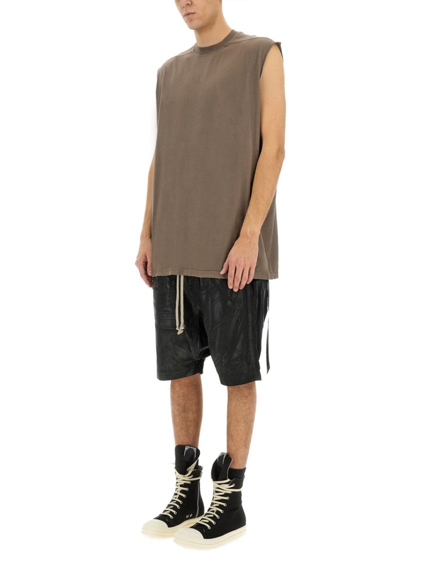 Drkshdw By Rick Owens Oversized Cotton T-Shirt With Relaxed Fit