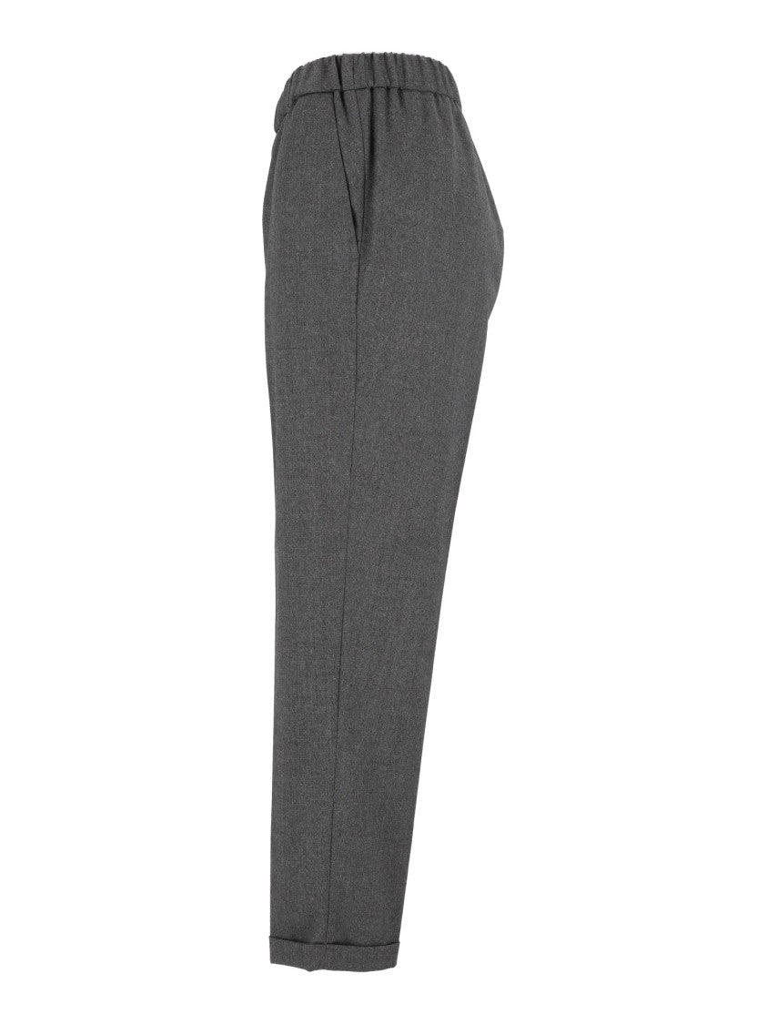 Antonelli Firenze Tailored Tapered Cuffed Straight-Leg Pants