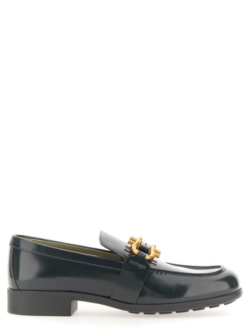 Bottega Veneta Inkwell Moccasin With Rubber Sole And Minimalistic Design