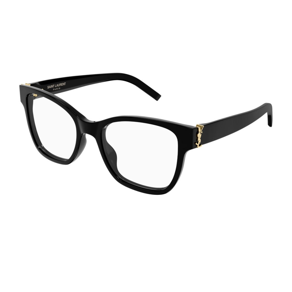 Saint Laurent Black Sl M158 Acetate Square Sunglasses
