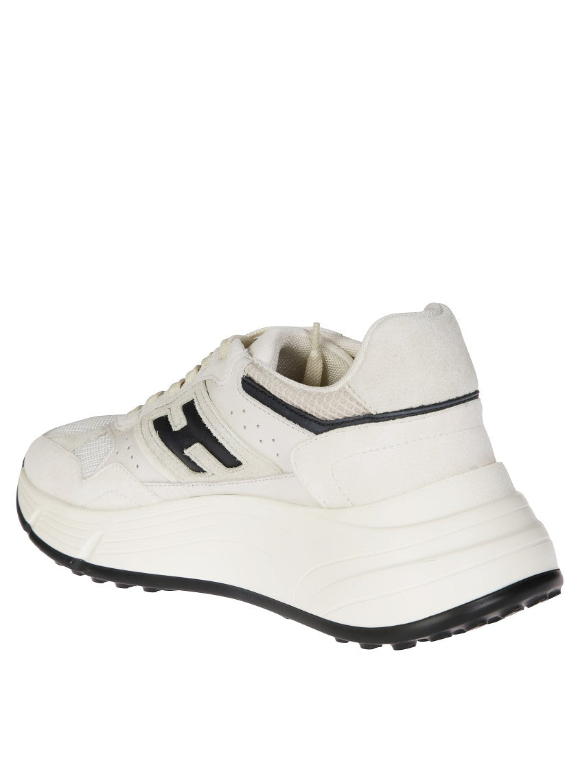 Hogan Sporty Sneakers With Textured Mesh