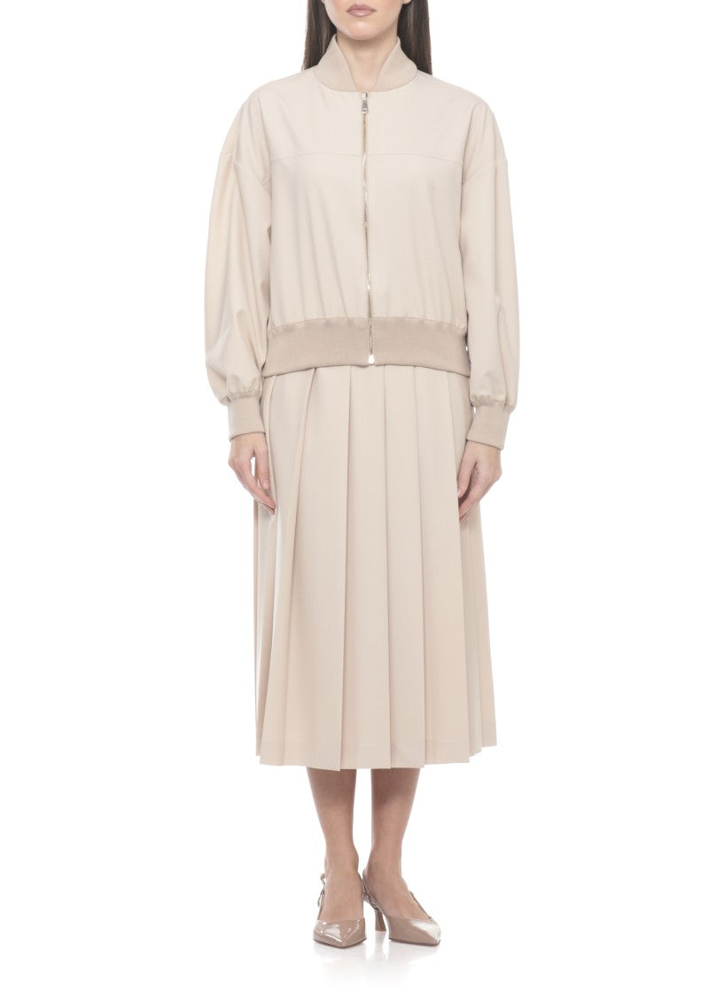 Fabiana Filippi Lightpoint Detail Bomber Jacket