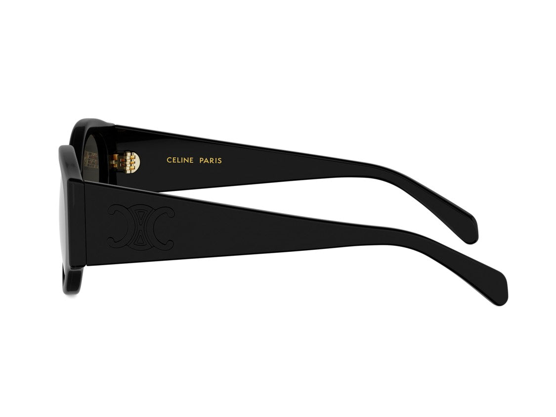 Celine Cl40341f Black Oversized Round Frame Sunglasses