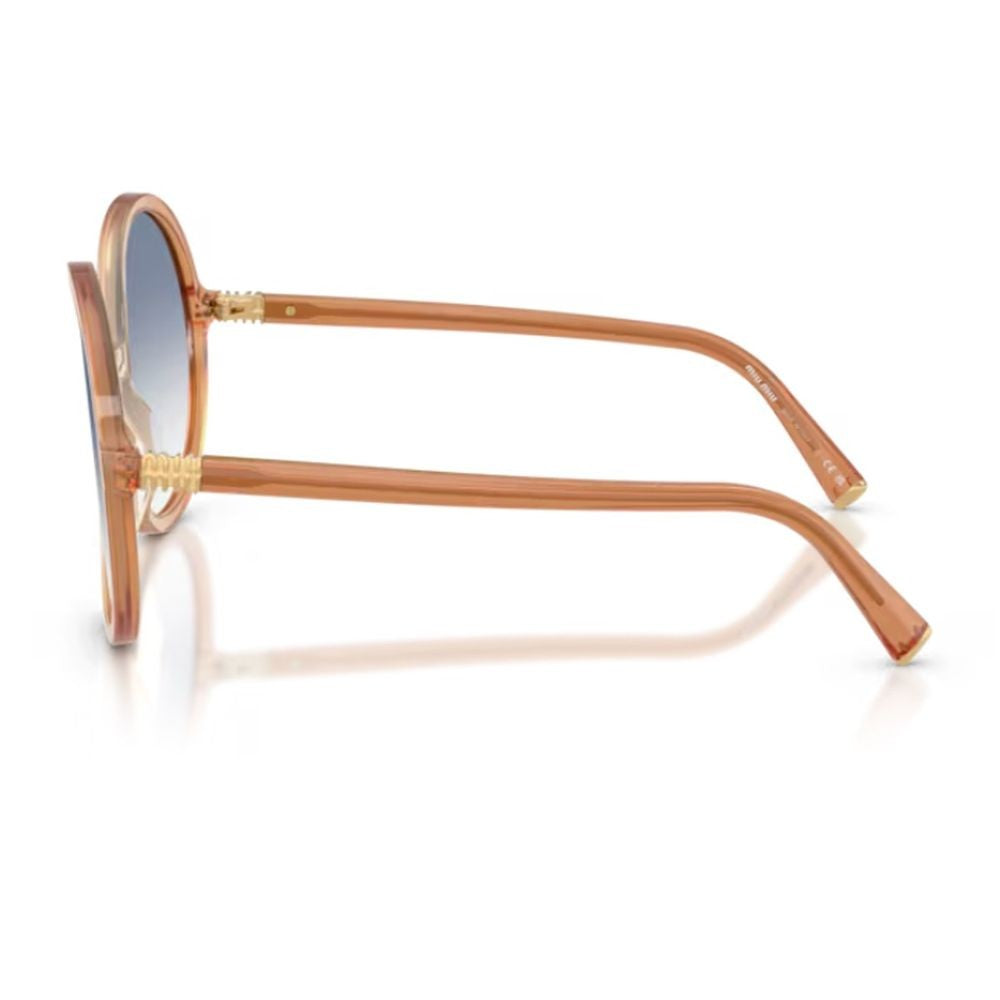 Miu Miu 0Mu B02s Miu Regard Oversized Round Sunglasses