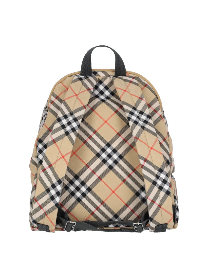 Burberry "Check" Backpack Beige