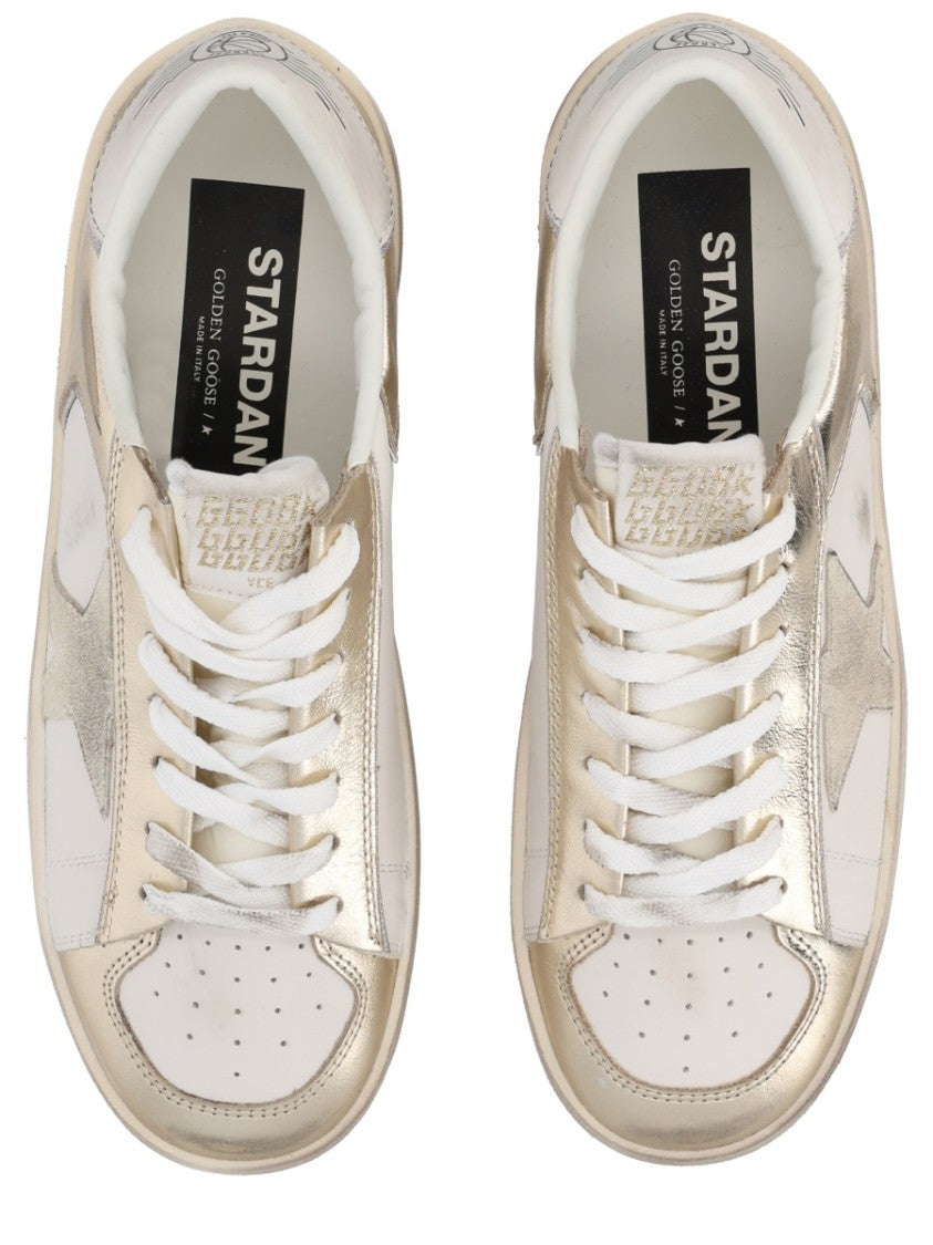 Golden Goose Stardan Star-Embellished Leather Low-Top Sneakers