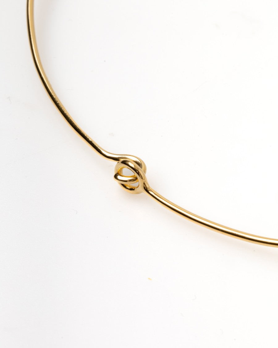 Bar Jewellery Dancing Lines Choker – Gold-Plated Silver