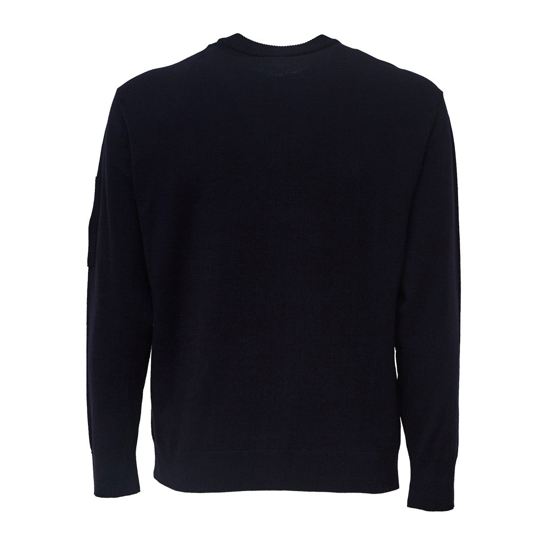 C.P. Company Extrafine Merino Wool Crewneck Sweater With Iconic Lens Detail