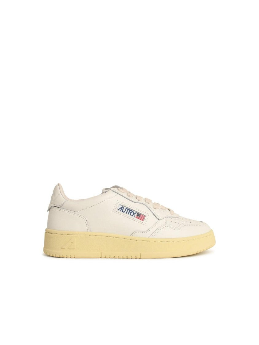 Autry White Leather Medalist Sneakers