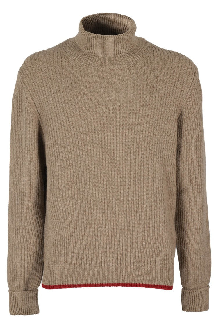 Fay Biscuit-Colored Archive Sweater