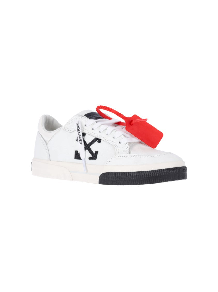 Off-White Low-Top Sneakers With Signature Arrow Logo
