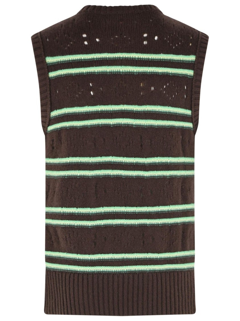 Marni Brown Cashmere Vest