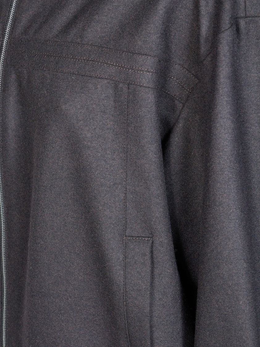 Pinko Barbaforte Flannel Boxy High Stand Bomber Jacket