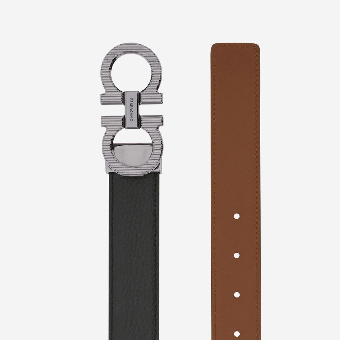 Salvatore Ferragamo Leather Embroidered Belt