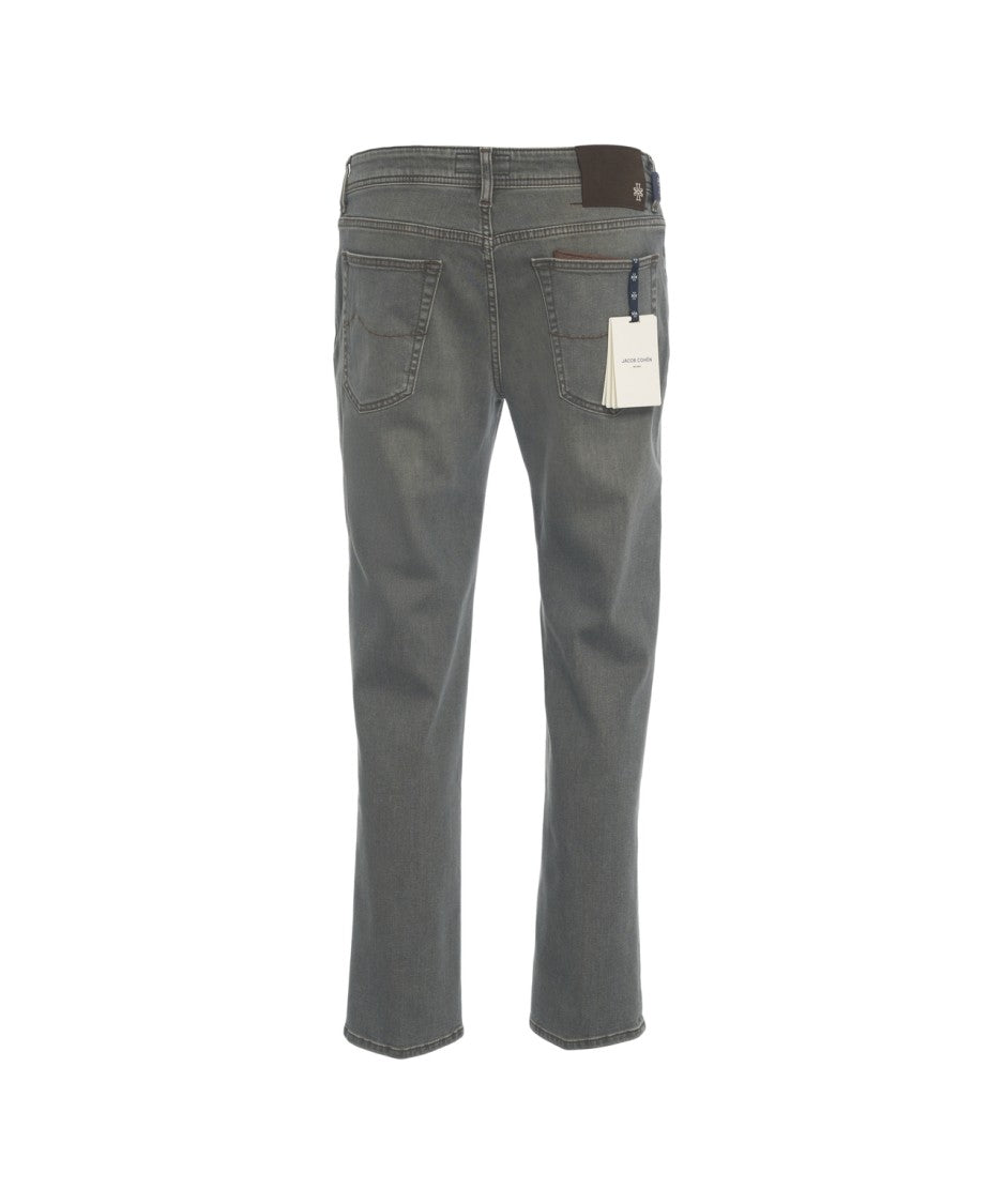 Jacob Cohen Tailored Grey Slim Fit Jeans