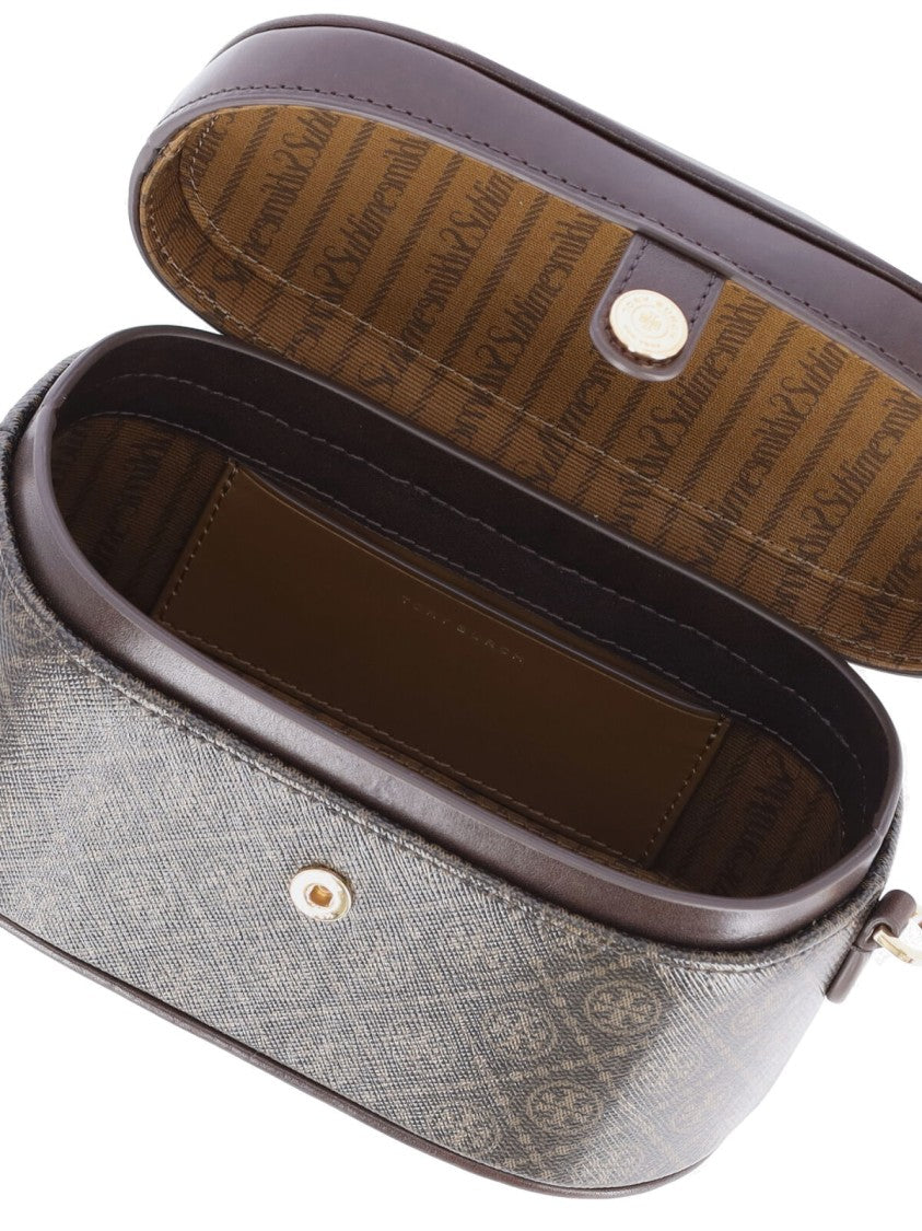 Tory Burch "T Monogram" Jewelry Case – Brown