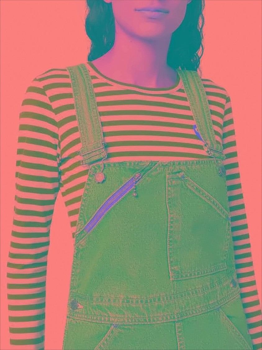 A.P.C. Short Denim Dress With Adjustable Straps