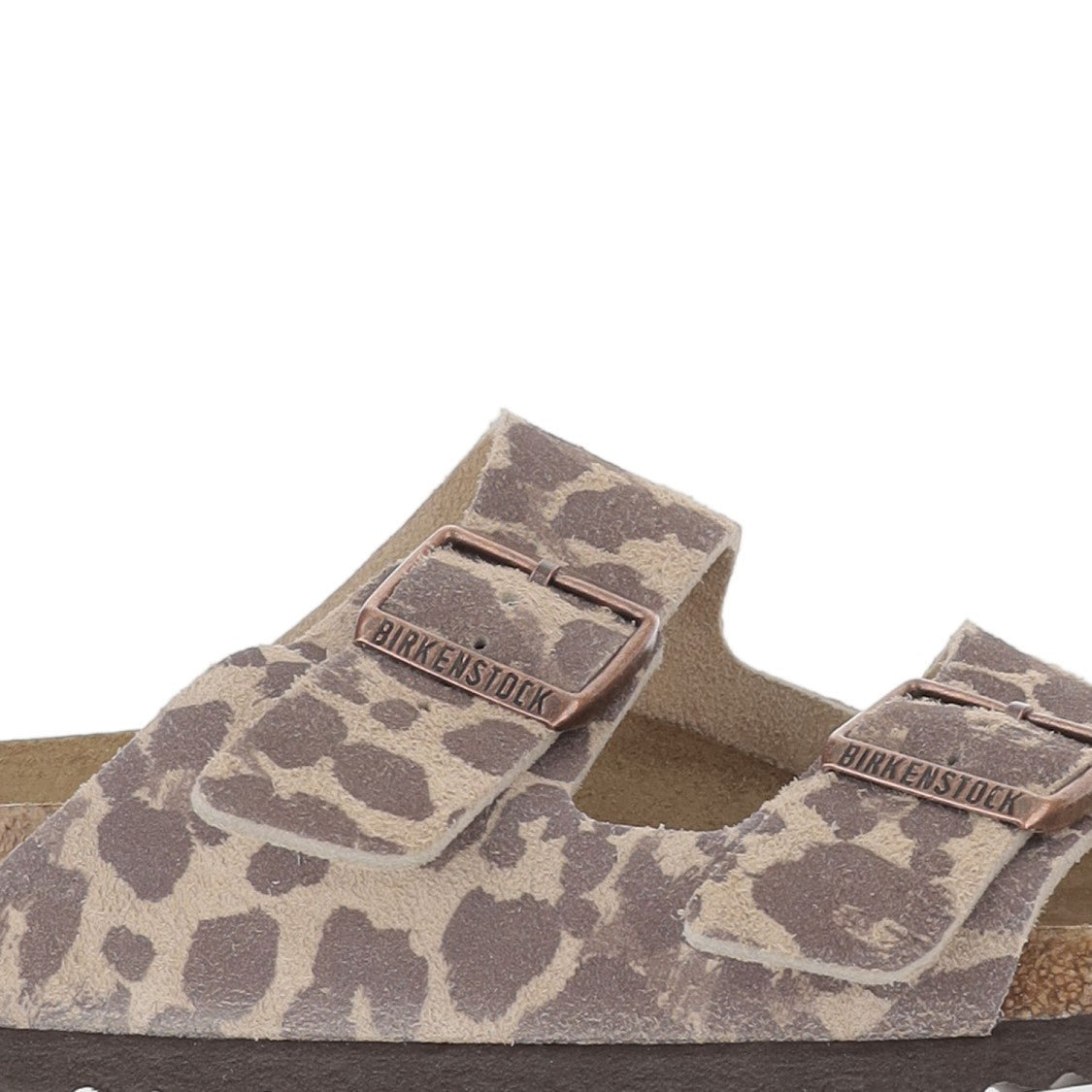 Birkenstock Versatile Slip-On Sandals With Animal Print And Adjustable Straps