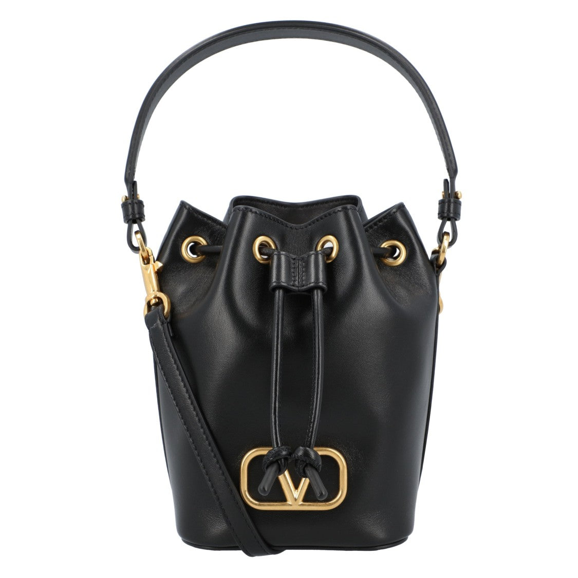 Valentino "V Logo" Mini Bucket Bag