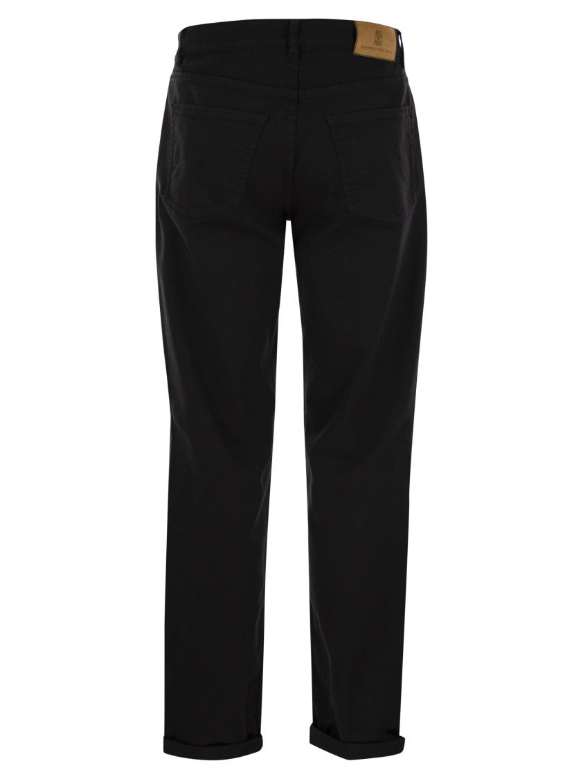 Brunello Cucinelli Five-Pocket Traditional Fit Trousers