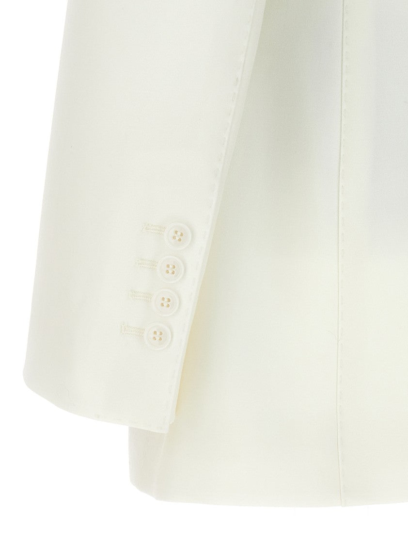 Dolce & Gabbana Turlington Blazer With Peak Lapels And Back Split