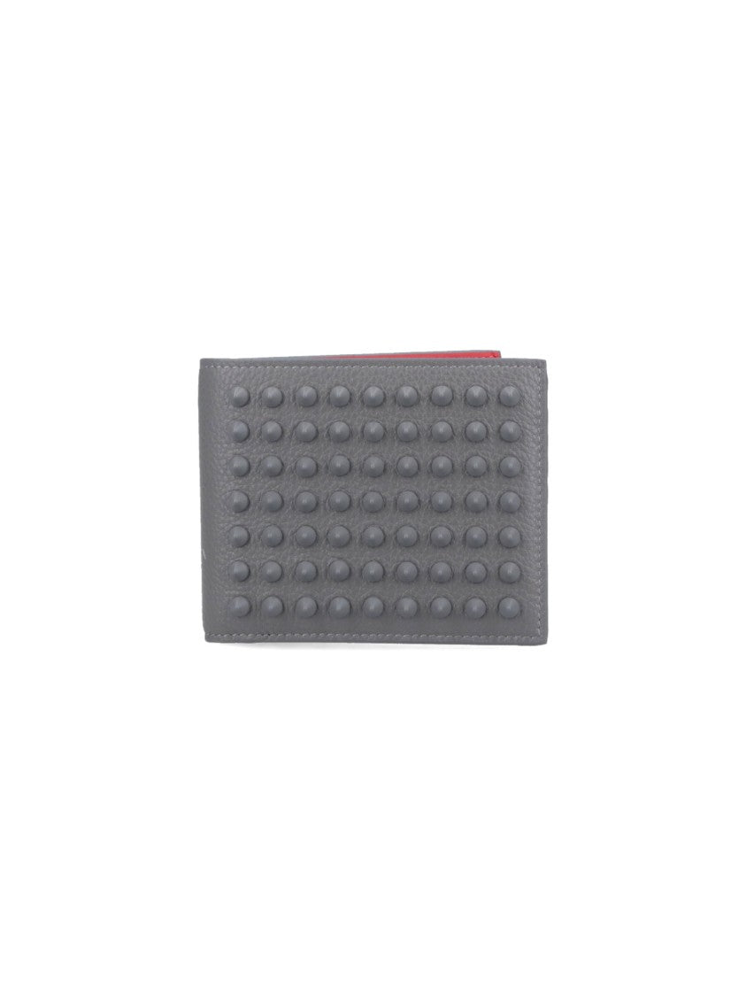 Christian Louboutin Bi-Fold Wallet With Tone-On-Tone Metal Studs