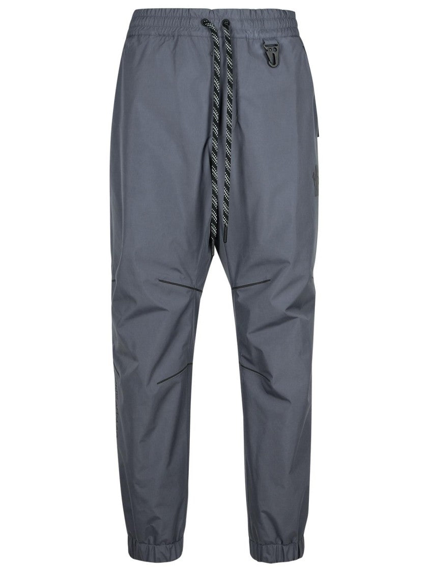 Moncler Grenoble Jogger' Grey Polyester Pants