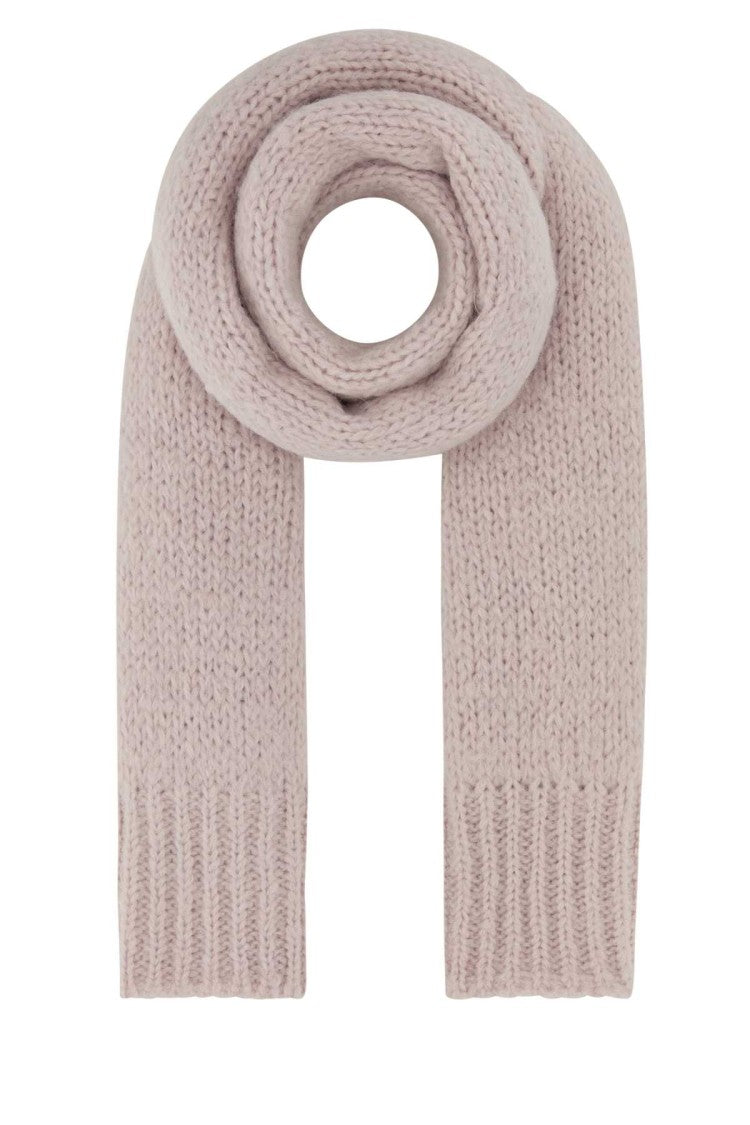 Jil Sander Pastel Pink Mohair Blend Scarf