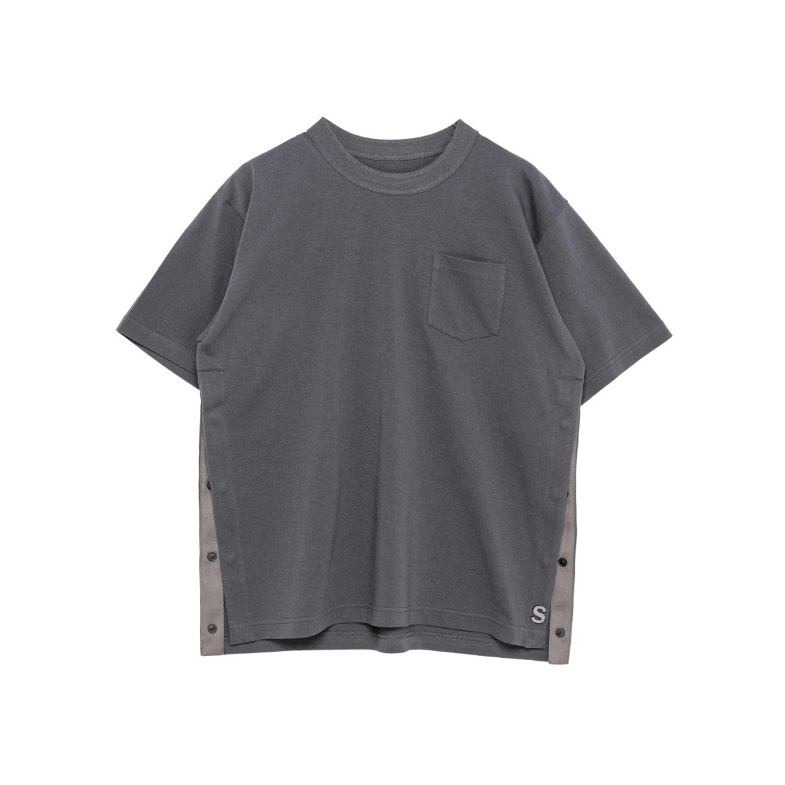 Sacai Grey Jersey T-Shirt